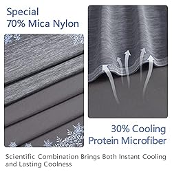Topcee Cooling Blanket (90"x90"Queen Size) for