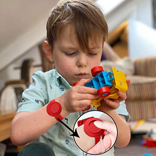 Zecuant Portable Adult Kid Silicone Liquid Wristband Hand Dіsреnsеr Hàndwàshing Gel - Squeeze Band for Travel, Sport, Outdoor - Unisex for Men and Women (Black)