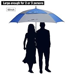 G4Free Extra Large Golf Umbrella 62/68 inch Vented