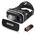 DESTEK V2 3D VR Virtual Reality Headset with Bluetooth Remote for 360°Video/Movie/Game in 4-5.7” iPhone 6 Plus Samsung S6 Edge NOTE 4 LG G3 G4 Nexus 5