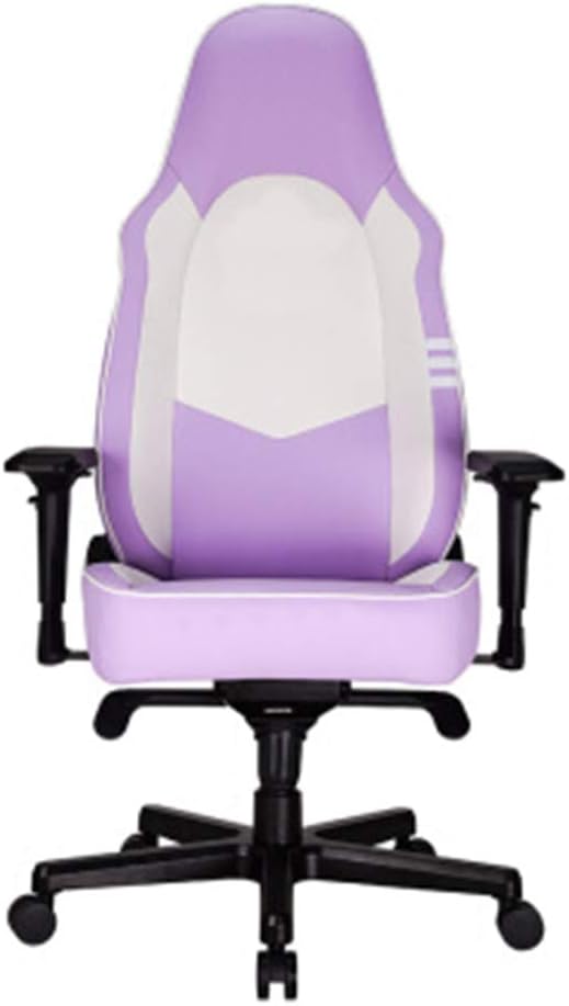Gaming chair computer chair pink anchor chair girl home game chair ergonomic chair internet cafe eating chicken cute mobile gaming chair light purple-Lilac
