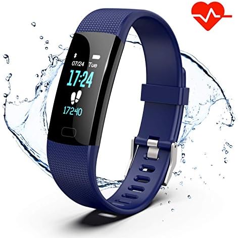 Fitness Tracker HR, Y1 Activity Tracker Watch with Heart Rate Monitor, Pedometer IP67 Waterproof Sleep Monitor Step Counter for Android & iPhone