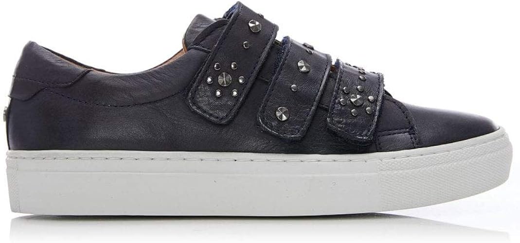 moda in pelle navy trainers