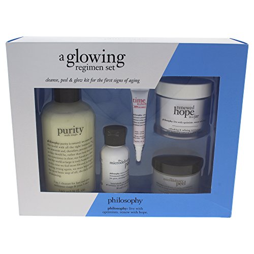 Philosophy A Glowing Regimen Set By Philosophy for Unisex – 5 Pc Set, 5count