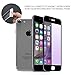 Deliao iPhone 8/7 Plus Screen Protector, 0.28MM 3D Curved Edge to Edge Full Screen Coverage Purple-Light Eye-Protected Anti-Scratch HD Tempered Glass (Black)