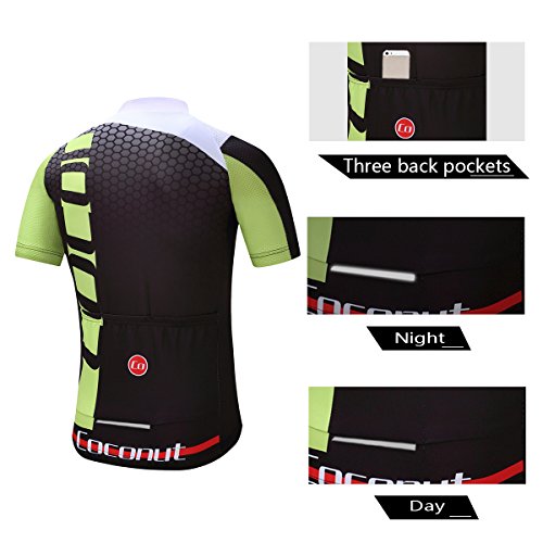 image for Coconut Ropamo Pro Team Summer Men's Cycling Jersey Set Bib Shorts wit