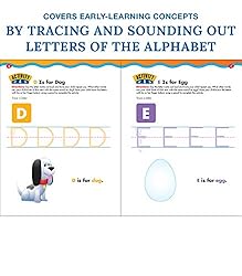 Trace Letters Handwriting Workbook, Alphabet and