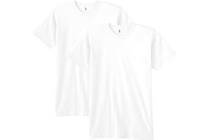 American Apparel Fine Jersey T-Shirt, Style G2001, 2-Pack