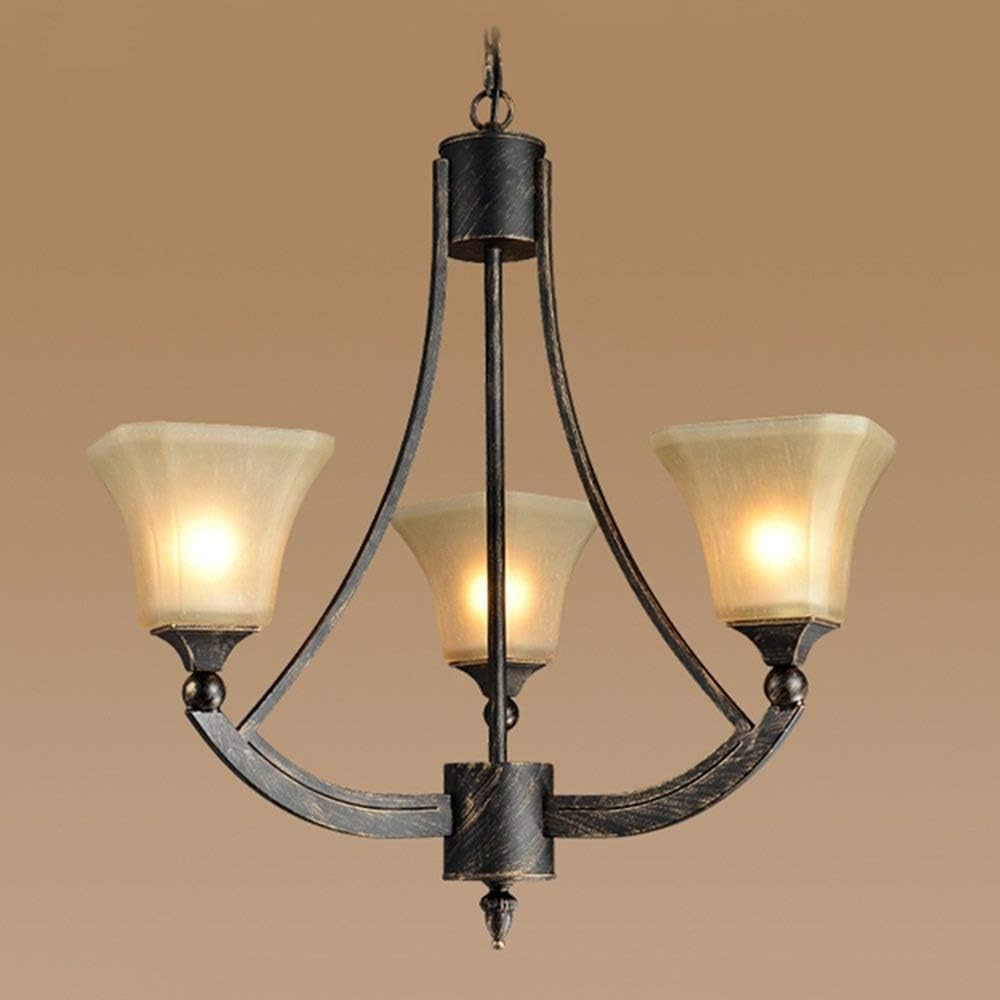 Araña De Hierro Arte Retro Jardín Sala De Estar Dormitorio Restaurante