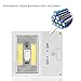 Yaping Tap light, Battery Operated Light ,Closet Touch Click Push Light,Mini COB Wireless Wall Light lamp for Closets, Attics, Garages, Car, Sheds, Kitchen,Storage Room (Pack of 4)