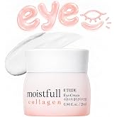 ETUDE Moistfull Collagen Korean Eye Cream, Hydrating, 0.94 fl oz | Hydrating Korean eye cream with collagen water and lupinus protein; creamy moisture care for the delicate eye area.