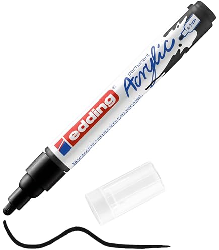 Amazon.com: edding 5000 acrylic marker broad - black - 1
