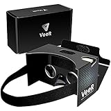 VeeR VR 3D Virtual Reality Headsets for VR 360 Videos &amp; Movies Compatible with Android, iOS &amp; Windows Smartphones Within 3.5-6 inches (Black) - Inspired by Google Cardboard