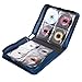 256 Capacity CD/DVD case Wallet, Storage,Holder,Booklet by Rekukos（Blue）