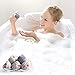Black Bath Bombs Activated Charcoal Gift Set - Cute Bomb Shaped Skull Face - Perfect for Bubble & SPA Bath, 12 x 1.6 oz by Dyfina (Bomb)
