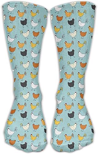Chiken Pattern Unisex Funny Casual 30cm Stockings Athletic Sports Socks