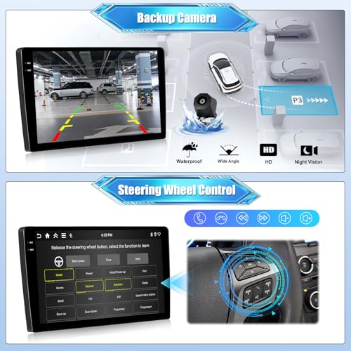 Android 15, 4G+64G GOHHDL Car Radio for Renault Traffic 3 2014-2021 / Opel Vivaro B 2014-2018 with Carplay Android Auto, 9 Inch Car Radio with GPS WiFi Bluetooth FM/RDS EQ SWC Camera & Mic