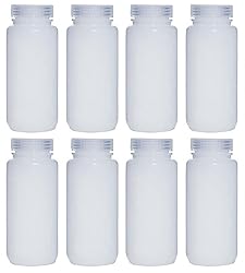 LUERFLEX 500ML 16OZ Nature Wide Mouth HDPE Plastic