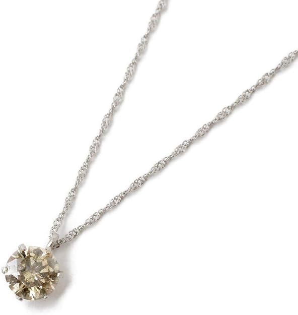 Amazon 鑑別書付き プラチナ ダイヤモンド ペンダント 0 3ct ネックレス 42cm Pt850 ネックレス 通販