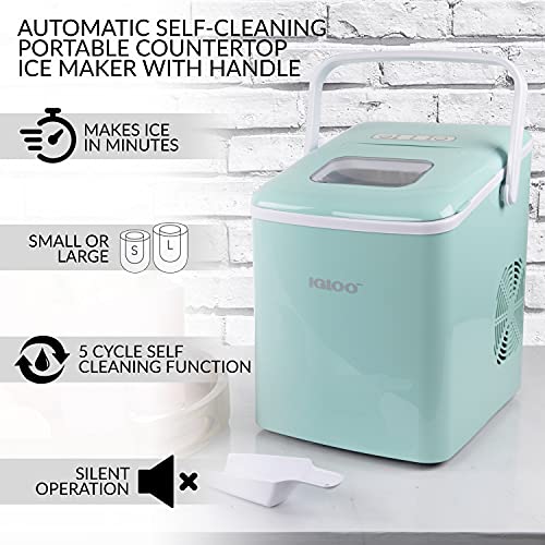Igloo Automatic SelfCleaning Portable Electric Countertop Ice Maker