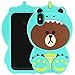 Artbling Case for iPhone XR 6.1” Silicone 3D Cartoon Animal Cover, Kids Girls Cool Fun Lovely Cute Bear Cases,Kawaii Soft Gel Rubber Unique Character Fashion Protector for iPhone XR (Green Dinosaur)