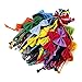 Muhan 50PCS Mix Colors Adjustable Pet Bow Neckties Dog Tie Bowknot for Party Soft Collar Grooming