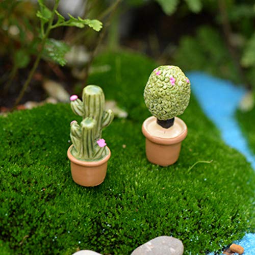Loweryeah Miniaturized mosses microlandscape Ecological Bottled Furniture Doll House Accessories Mini Meat Pot 1pcs