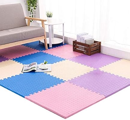 Mahfei Foam Interlocking Floor Mats Exercise Mat Dance Studio