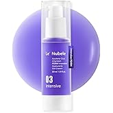 Le Nubele Azulene Cica Allantoin PDRN Intensive Hyaluronic Gel Cream, Salmon DNA PDRN 5,000ppm, Peptide, Collagen Boost, Calming, Hydrating, Purple Face Moisturizer, Korean Skin Care 30ml/1.01 fl.oz.
