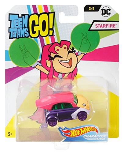 Hot Wheels Teen Titans Go Staarfire Vehicle, 1:64 Scale