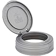 reCAP Mason Jars Lid FLIP Cap, Regular Mouth, Silver