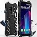 For HTC U11 Plus case,Janacy Luxury Cool Design Bat Style Premium Aluminum Metal Bumper Frame Shockproof Kickstand Case Cover Super Protective Shell For HTC U11+ Plus