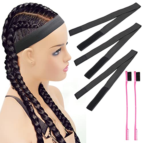 Pcs Elastic Bands Wrap with Pcs Edge Brush for Edges