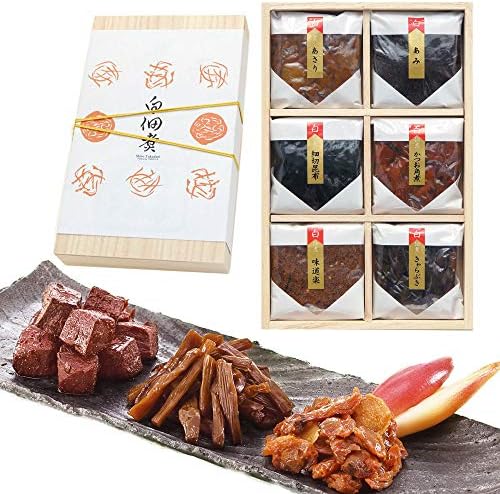白佃煮詰合せ 6袋入り 東京 老舗 キャンペーンもお見逃しなく 佃煮 お中元 ギフト 東京土産 薄味 父の日 グルメ 減塩 お取り寄せ おつまみセット