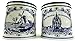 Stroopie Stroopwafels, 8.8 oz Delft Tins in a Gift Box (Pack of 2)