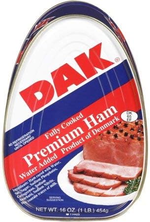 Dak Premium Canned Ham 16oz - 6 Pack