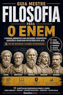 Livro Guia Mestre de Filosofia para o ENEM - O manual definitivo para entender os filósofos, interpretar questões e construir repertório nota alta