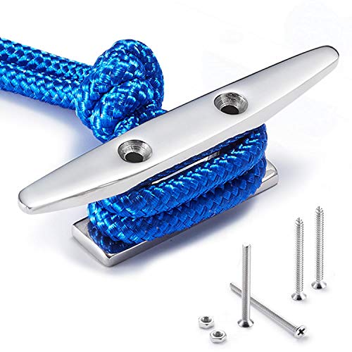ZOMCHAIN Boat Cleat Open Base Boat Cleat, Dock Cleat All 316 Stainless