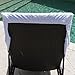 ARLU HOME Large Luxury Chaise Pool/Lounge Chair Cover Towel - Fitted Elastic Pocket Won't Slide (White) Versatile Size Pocket Fits Most Standard Cushions. Protective, Absorbent, Easy Care
