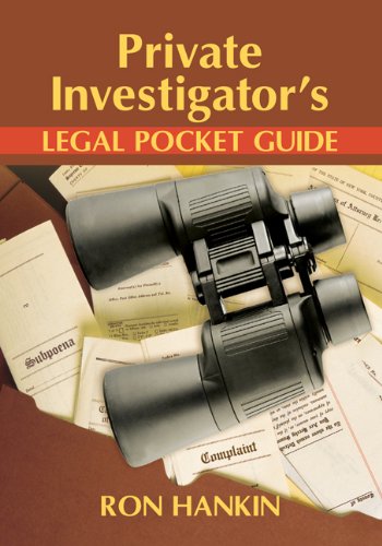 Private Investigators Legal Pocket Guide Private Investigators Legal Pocket Guide