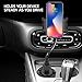 Bysionics Wireless Car Charger,Automatic 10w Qi Fast Wireless Charging Cup Phone Holder & Air Vent Car Phone Mount Compatible with iPhone Samsung & Qi Enabled (Black)