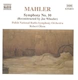 Disco de Gustav Mahler: «Mahler: Symphony No. 10 (Reconstructed by Joe Wheeler)» (Anverso)