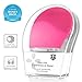 Sonic Face Cleanser, Opaceluuk Silicone Facial Cleansing and Massager Brush, Anti-Aging, and Reducing Acne.(Pink)