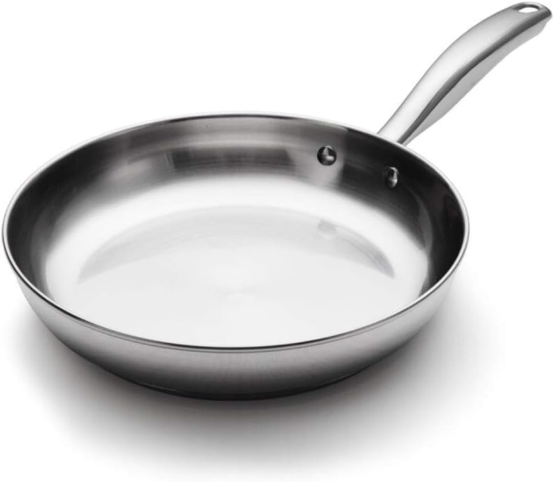 Frying Pan 304 Stainless Steel Frying Pan Steak Pot Induction Cooker