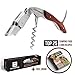 ZAPPOWARE WAITERS CORKSCREW - Professional Quality Wine Key/Wine & Bottle Opener/Foil Cutter - Must Have Tool for Bartenders/Waiters/Sommeliers!