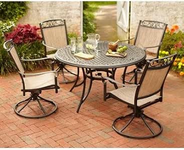 Hampton Bay Santa Maria 5 Piece Patio Dining Set Amazon Ca Patio Lawn Garden