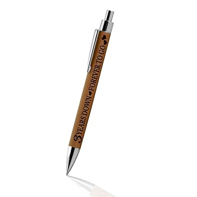 KATE POSH Engraved Leather Pen Years Down, Bahrain Ubuy