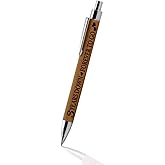 KATE POSH - 3 Years Down, Forever to Go Engraved Leather Pen, Our 3rd Wedding Anniversary, 3 Years as Husband & Wife, Gifts for Her, Him & Couples, Marriage (Rawhide)