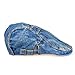 LOCOMO Blue Washed Jeans Denim Fabric Button Fake Pocket Flat Cap FFH118BLU