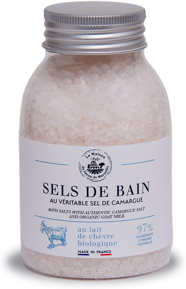 Maison du Savon de Marseille Bath Salts Camargue Salt Organic Goat's Milk 300g